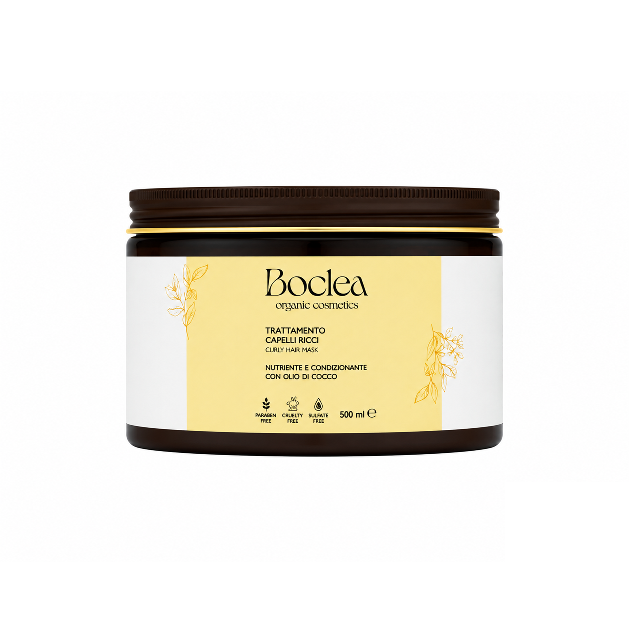 Maschera capelli ricci