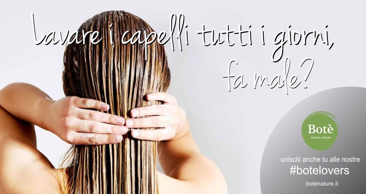 Lavare i capelli tutti i giorni, fa male?