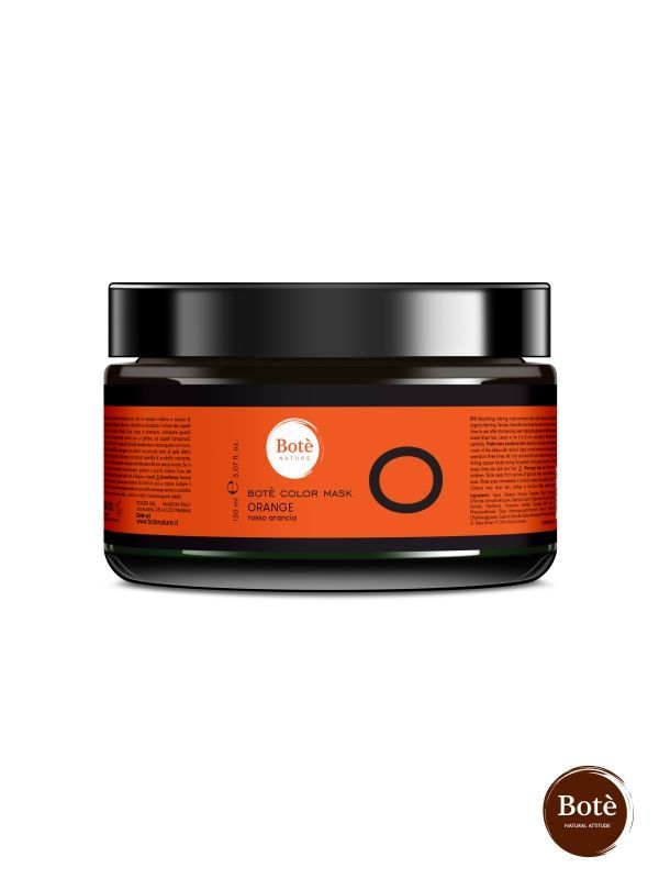 , Maschera Bote’ Color Mask Orange - rosso arancia - Botè Natural Attitude