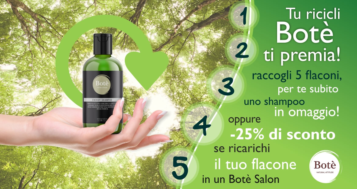 Tu ricicli Botè ti premia!